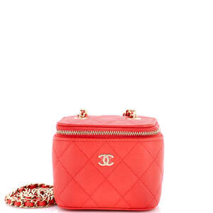 Chanel Classic Vanity Case With Chain #246397C32B